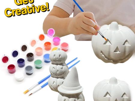 DIY Halloween Pumpkin Art Kit Discount