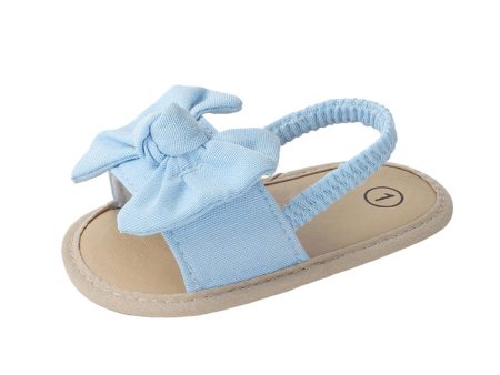 Infant Baby Girl Sandals Casual Anti Slip Outdoor Summer First Walking Shoes Blue 11cm Fashion