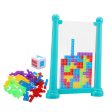 3D Blocks Puzzle Portable 3D Puzzles for Kids 3 4 5 6 7 8 9 10 Year Old Gift Blue Cheap