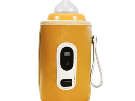 Mug Milk Heater for Most Bottles Milk Keeper for Nursing Camping Travel yellow Supply