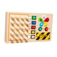 Wooden Busy Board Parent Child Play Role Game Educational Toy Montessori Toy For Cheap