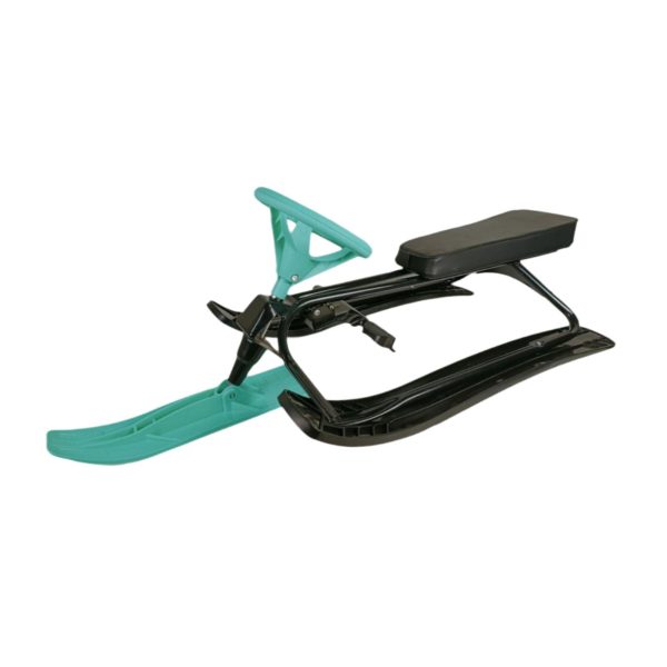 Snow Sled with Steering Wheel and Brake Snow Sledge for Children Kids Adults Online