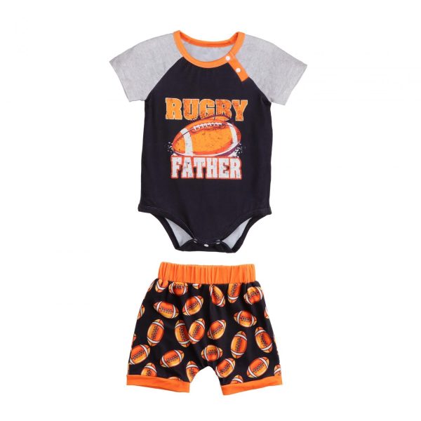 Baby T Shirt Romper Shorts Set Casual for Photography Props Daily Wear Party 1 to 3M Online Hot Sale