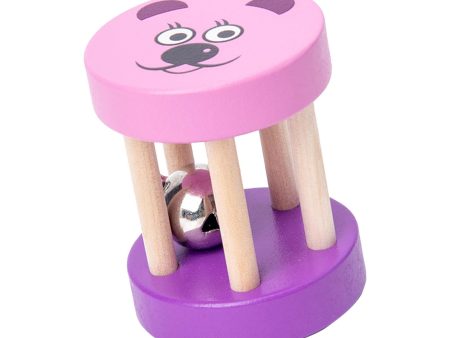 Baby Roller Rattle Nursing for Ages 0 -2 Years Birthday Gift Roller Bell Toy violet Online