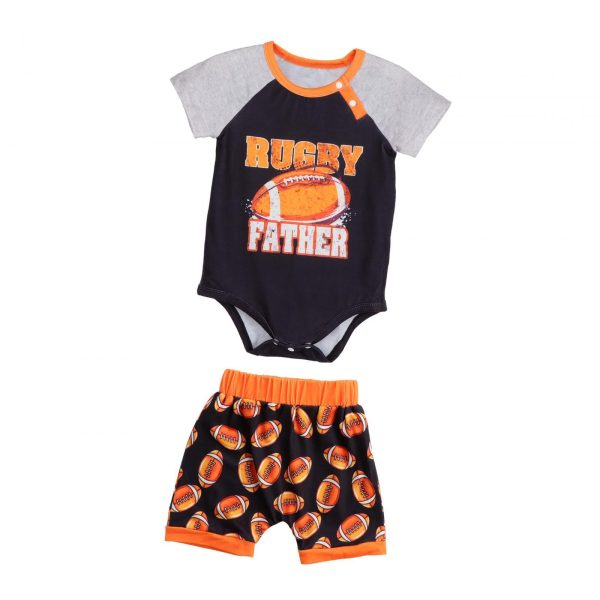 Baby T Shirt Romper Shorts Set Casual for Photography Props Daily Wear Party 3 to 6M Discount