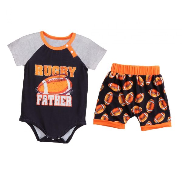 Baby T Shirt Romper Shorts Set Casual for Photography Props Daily Wear Party 9 to12M Supply