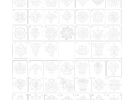 48x Mandala Stencils Practical Unique Painting Templates for Floor Wood Tile Fashion