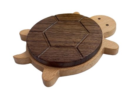 Wooden Turtle Coaster Tabletop Decorations Table Coaster for Cafe Bar Teapot Sale