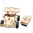 Remote Control Car Toy Wooden Science Experiment Kits RC Car DIY for School Sale