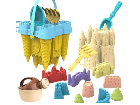 14 Pieces Sand Castle Mould for Kids Buckets for Beach Travel Outdoor For Cheap