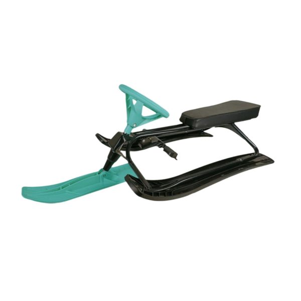 Snow Sled with Steering Wheel and Brake Snow Sledge for Children Kids Adults Online