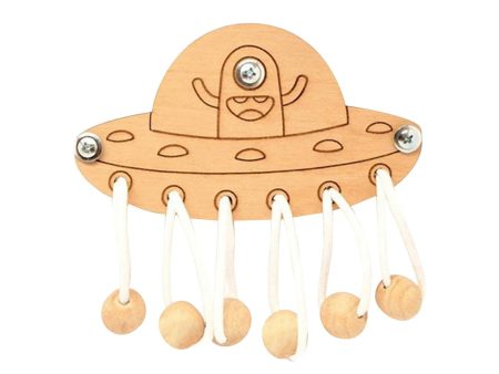 Busy Board DIY Part DIY Material Wooden Montessori for Infants Birthday Gift spaceship For Sale