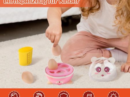 Egg Cooker Kitchen Pretend Play Set Educational Toy for Kids Role Play Online now