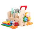 Wooden Tool Set Role Play Tool Box Toys for Children Toddlers Birthday Gifts Sale