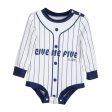 Baseball Jersey Baby Bodysuit Cartoon for Photography Props Party Daily Wear 3 to 6M Online now