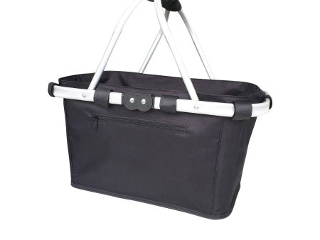 Sachi Carry Basket Double Handle in Black Online now