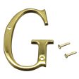 100mm Polished Door Numbers Alphabet Letter Floating House Door Number G Sale