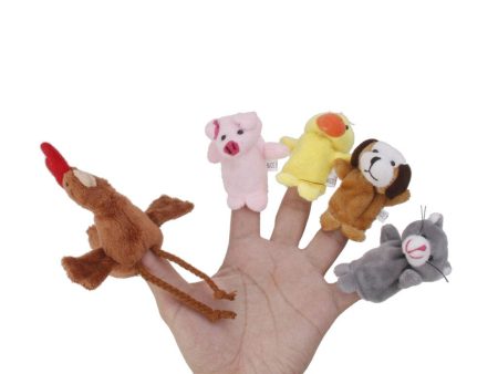 Set of 5pcs Finger Puppets- the Little Red Hen Cheap