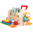 Wooden Tool Set Role Play Tool Box Toys for Children Toddlers Birthday Gifts Sale