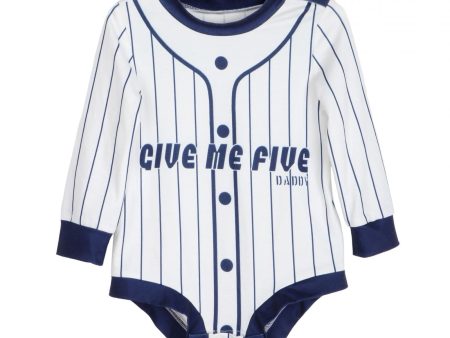 Baseball Jersey Baby Bodysuit Cartoon for Photography Props Party Daily Wear 9 to12M Supply