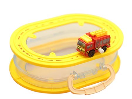 Rail Car Storage Box Portable Car Toy Organizer for Boys Girls Children Kids Red Discount