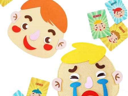 Social Emotional Learning Toy Make A Funny Faces Stickers Games for Children Sale