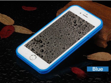 Waterproof Convenient Phone Case Cover Protector Screen Compatible For iPhone 5 5S Blue For Cheap