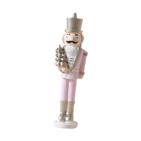 Christmas Nutcracker Statue Party Decor Xmas Figurine for Shelf Home Holiday Large Style B Discount