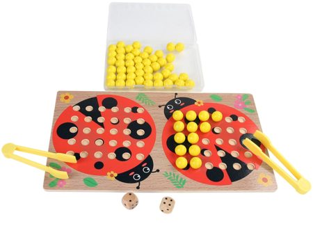 Ladybug Counting Beads Toy Bead Clipping Toy for Kindergarten Home Preschool Online Sale