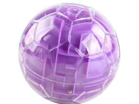 3D Puzzle Game Ball Brain Teaser Puzzles for Teens Boys Girls Ages 5+ Violet Fashion