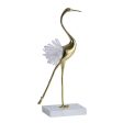 Brass Crane Statue Modern Figurine Sculpture for Home Porch Shelves Style D Cheap