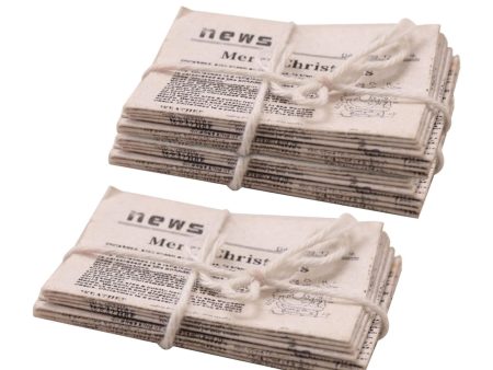 Miniature Newspaper Educational Toy Ornaments 1:12 Scale Dollhouse Newspaper Supply