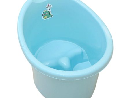 Baby Tub Bucket Portable Baby Shower Bucket for 0-3 Years Old Babies Newborn Blue Online now