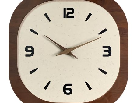 Elegant Wall Clock Creative Design Non Ticking for Bedroom Dining Room Hotel Square For Discount