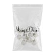 Silk Flower Head Buds DIY Craft Wedding Headband Clip Decor  White Hot on Sale