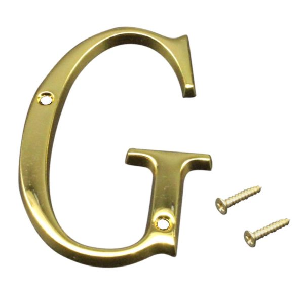 100mm Polished Door Numbers Alphabet Letter Floating House Door Number G Sale