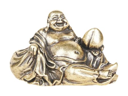 Maitreya Buddha Statue Home Decoration Brass Figurine for Shelf Bedroom Home Sale