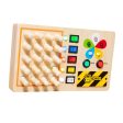 Wooden Busy Board Parent Child Play Role Game Educational Toy Montessori Toy For Cheap