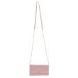 Women PU Leather Clutch Wallet Purse Evening Cross Body Handbag Pink Supply