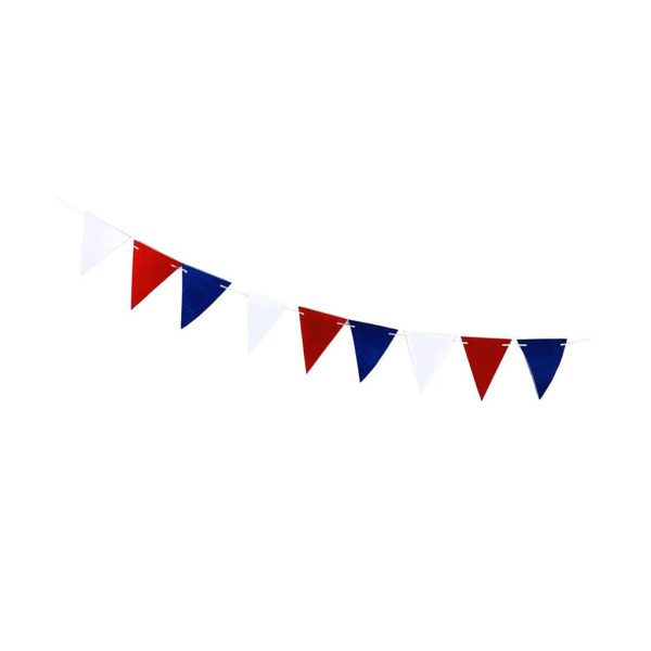 USA Sign Banner Party Hanging Decor for Independence Day  Red Blue Banner on Sale