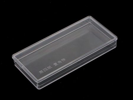 Plastic Clear Paper Money Container Holder, Home Collection Coin Box on Sale