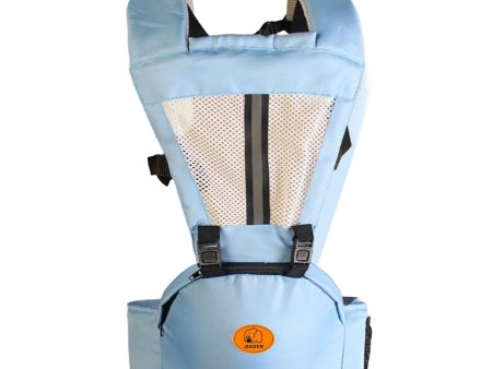 Baby Body Holder with Back Support Breathable for Mom Dad Travelling Newborn Light Blue on Sale