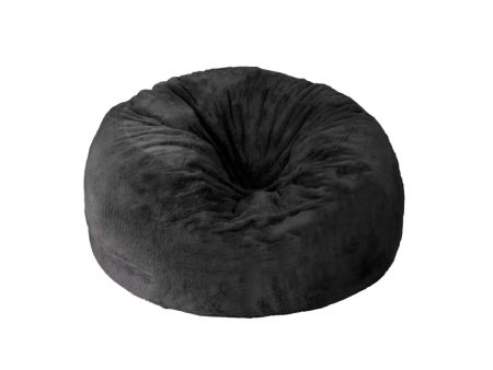 6ft Bean Bed Bag Cover Furniture Protector Solid Color Washable Couch Cover black Online Hot Sale