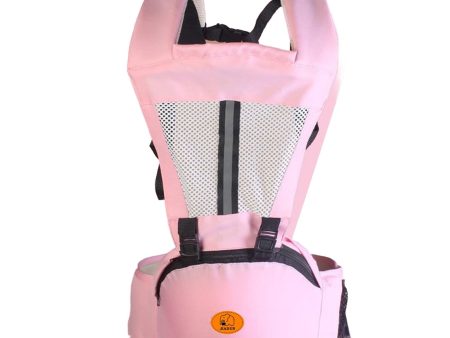 Baby Body Holder with Back Support Breathable for Mom Dad Travelling Newborn Pink Fashion