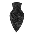 Face Mask Balaclava Tube Bandana Cover Neck Gaiter Scarf  Black Night Fashion