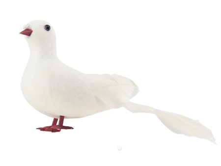 Simulate Feather Pigeon Peace Dove Artificial Animal Figurine Garden Decor A Online