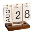 Desk Calendar Gift Reusable Perpetual Calendar for Bookshelf Bedroom Cabinet For Discount