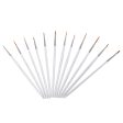 12Pcs Paint Brush Miniature Brushes Perfect for Fine Detailing Art Painting Supply