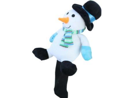 Golf Wood Headcover Portable Long Neck Funny Soft Plush Golf Shaft Protector Snowman Online Hot Sale