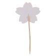 10 Glitter Sakura Flower Cake Toppers Cupcake Picks for Birthday Wedding Party Décor For Cheap